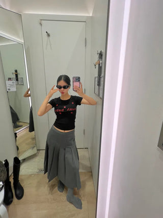 Hush baby crop tee