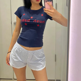 Hush baby crop tee