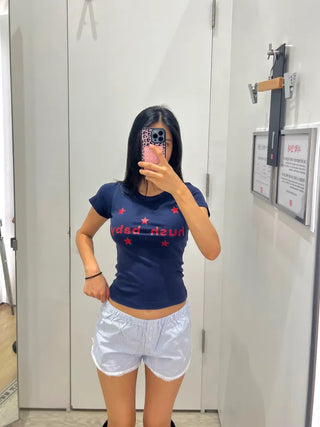 Hush baby crop tee