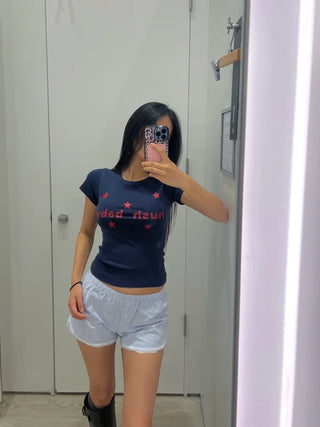 Hush baby crop tee