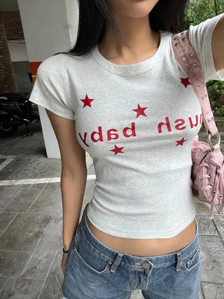 Hush baby crop tee