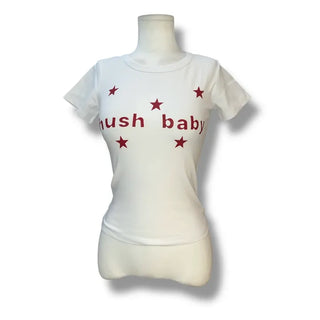 Hush baby crop tee