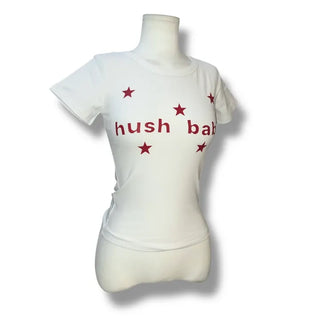 Hush baby crop tee