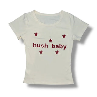 Hush baby crop tee