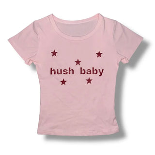 Hush baby crop tee