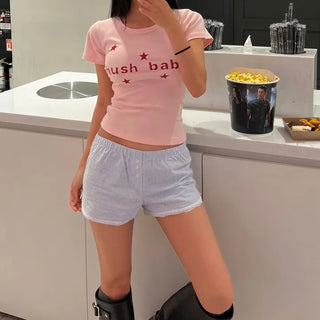 Hush baby crop tee