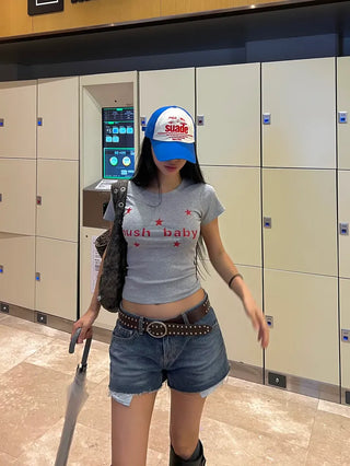 Hush baby crop tee