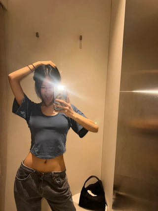 Track Back Team Crop Tee