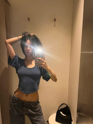 Track Back Team Crop Tee