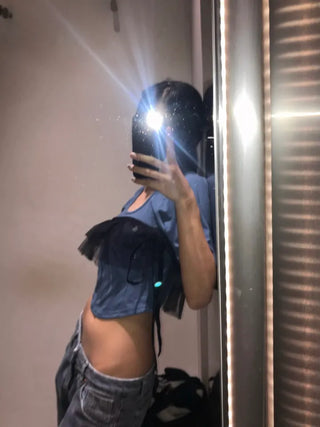 Track Back Team Crop Tee