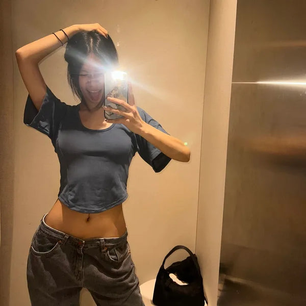 Track Back Team Crop Tee