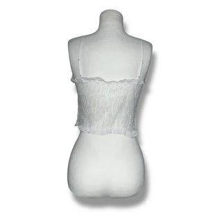 Lace ribbon top
