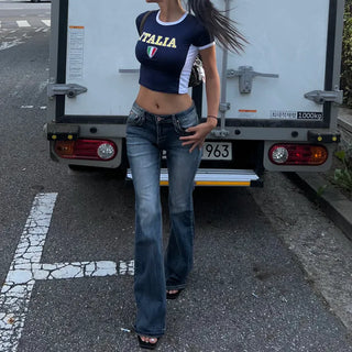 Italia 10 crop tee