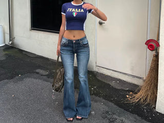 Italia 10 crop tee