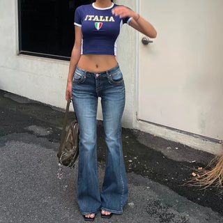 Italia 10 crop tee