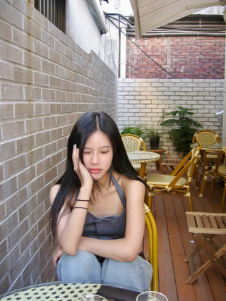 Lauren G halter vest