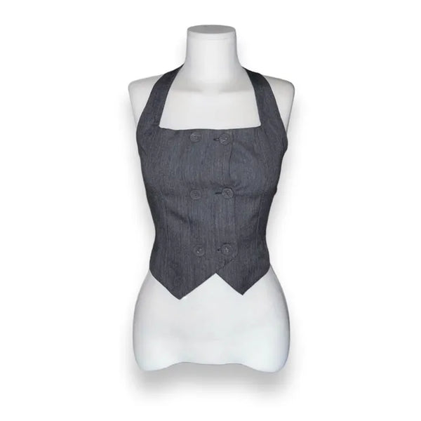 Lauren G halter vest