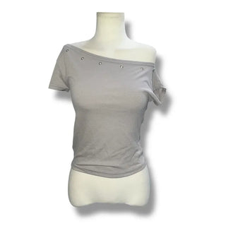 Eyelet off shoulder