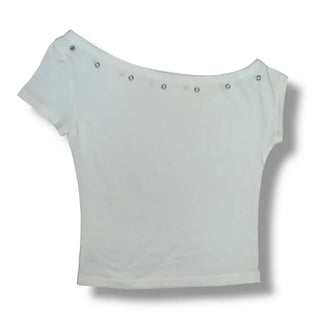 Eyelet off shoulder