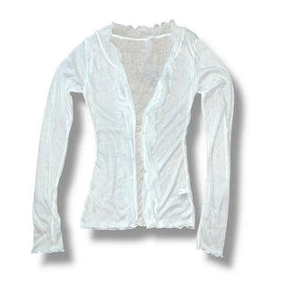 Cindy See-Through Frill Cardigan Top