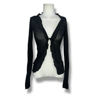 Cindy See-Through Frill Cardigan Top