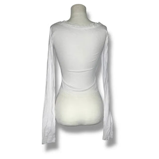 Delluna Unbalanced Lace T-Shirt