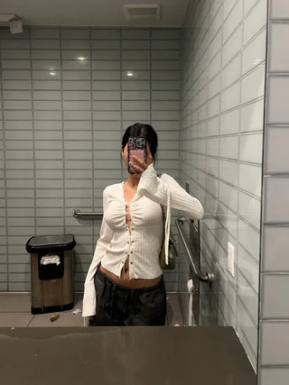 Somi wrinkle corset blouse