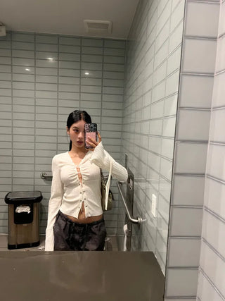 Somi wrinkle corset blouse