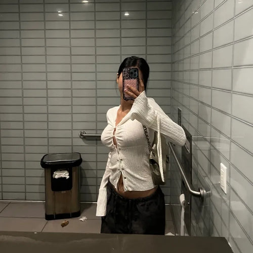 Somi wrinkle corset blouse