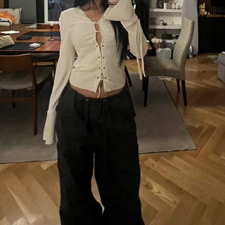 Somi wrinkle corset blouse
