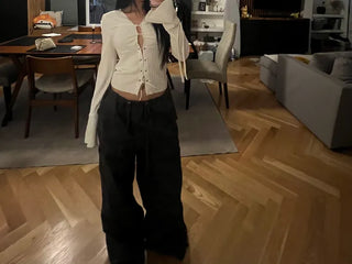 Somi wrinkle corset blouse