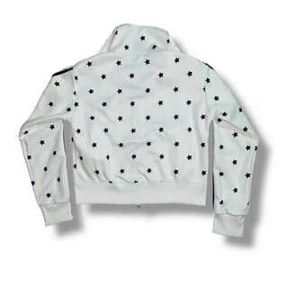 Star line track crop jacket