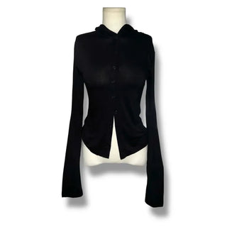 Newt Hooded Long Sleeve Cardigan Top