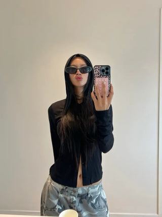 Newt Hooded Long Sleeve Cardigan Top