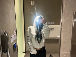 Letter Embroidered Hoodie