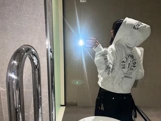 Letter Embroidered Hoodie
