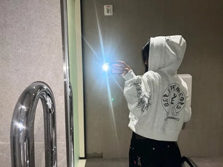 Letter Embroidered Hoodie