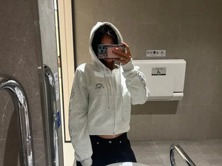 Letter Embroidered Hoodie