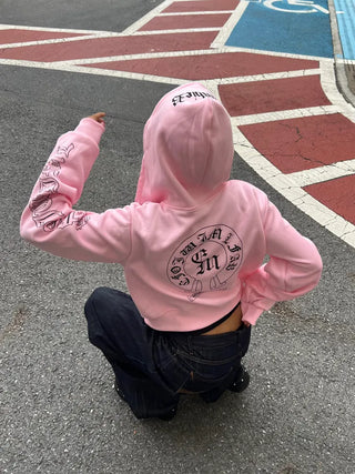 Letter Embroidered Hoodie