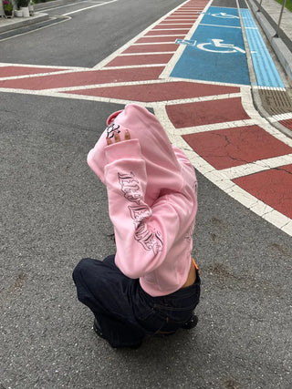 Letter Embroidered Hoodie