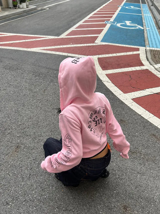 Letter Embroidered Hoodie