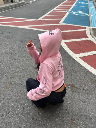 Letter Embroidered Hoodie