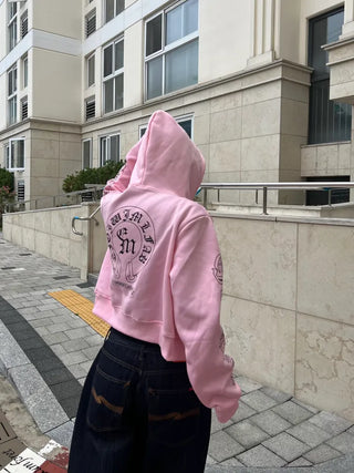 Letter Embroidered Hoodie