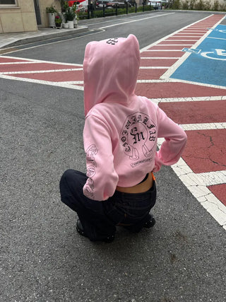 Letter Embroidered Hoodie