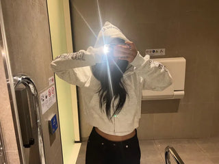 Letter Embroidered Hoodie