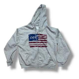 AAA USA Overfit Hooded Zip-up