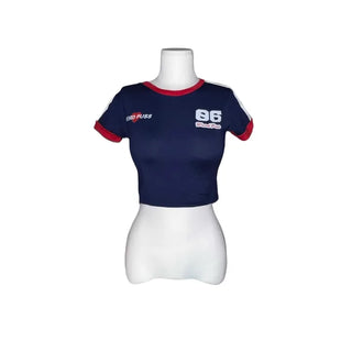 Normah jean uniform crop top