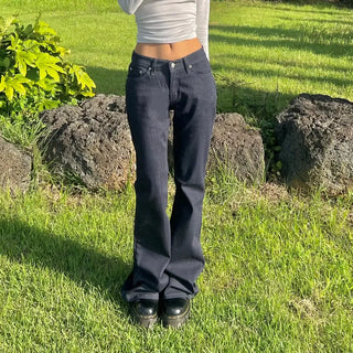 Non-fade spandex bootcut pants