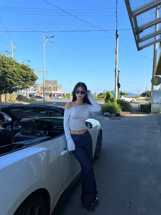 Non-fade spandex bootcut pants