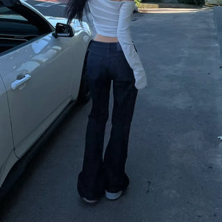 Non-fade spandex bootcut pants